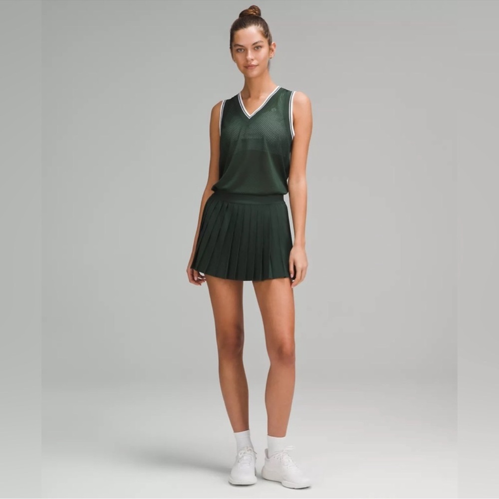 Lululemon V-neck Mesh Tennis Tank